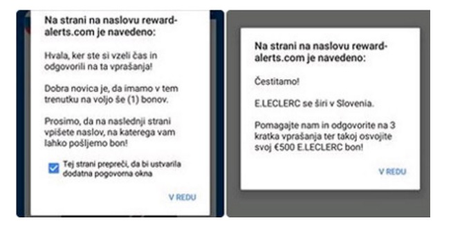 E.Leclerc svari pred spletno prevaro